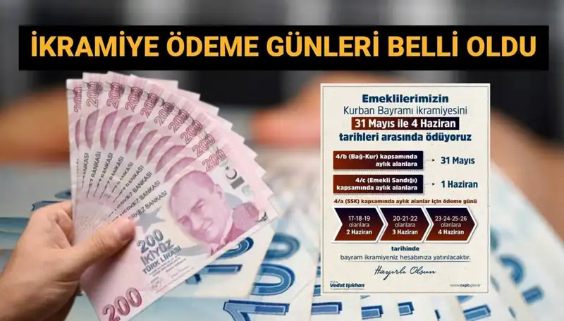 Bayram İkramiyeleri Hesaplarda! Emekliler Ne Zaman Ödeme Alacak?