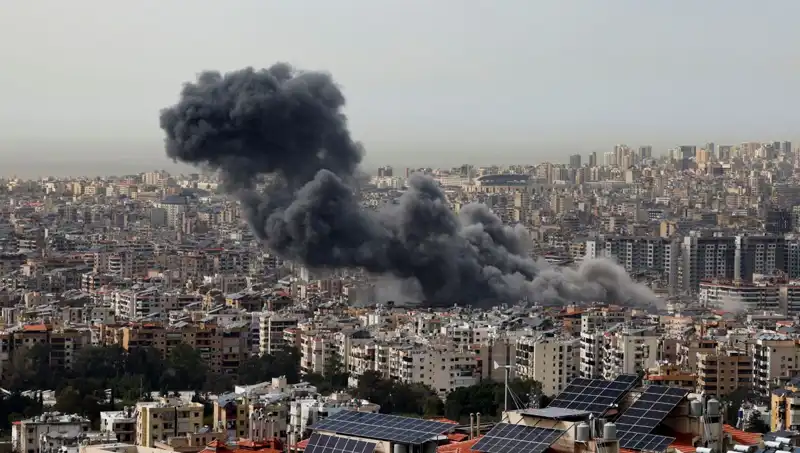 İsrail Ordusundan Şok Bombardıman: Beyrut'un Güneyi Cehenneme Döndü!