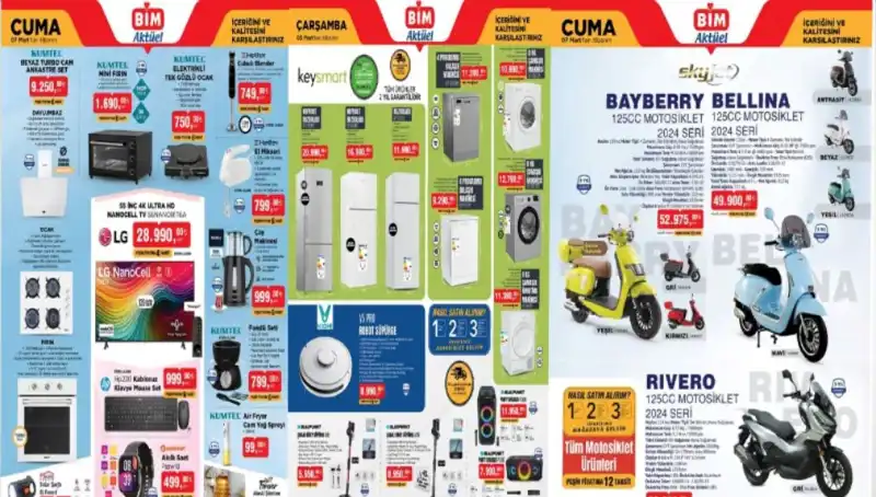 BİM'de Harika İndirimler! 4-7 Mart Aktüel Ürünler Kataloğu