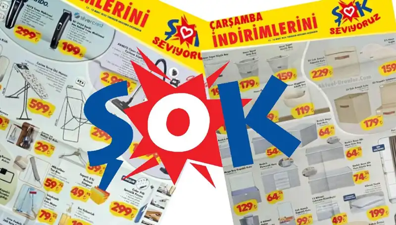 ŞOK 12 Mart Aktüel Kataloğu: Mop, Elektrikli Süpürge ve Ütü Masası İle Yenilikler Kapınızda